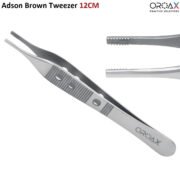 Adson Brown Tweezer 12cm - Image 2