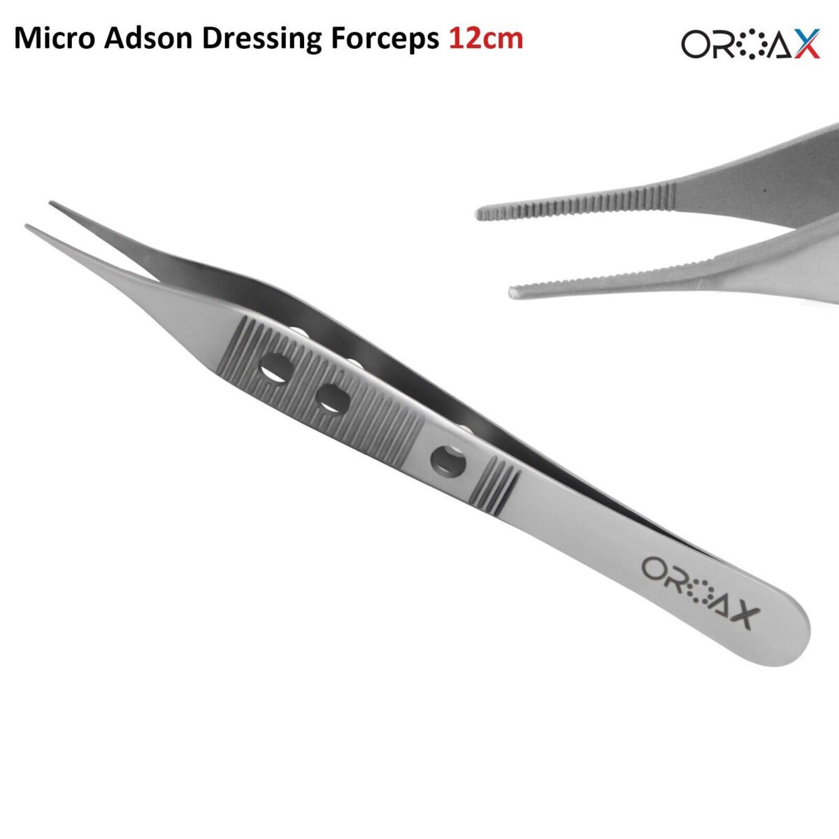 Micro Adson Tweezer 12CM - Image 3