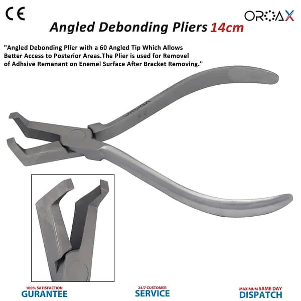 Orthodontic Deboned Bracket Pliers 14cm Dental Ortho Plier