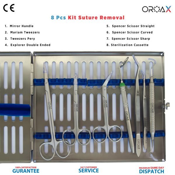 8pcs Suture Removal Kit Surgical Instruments