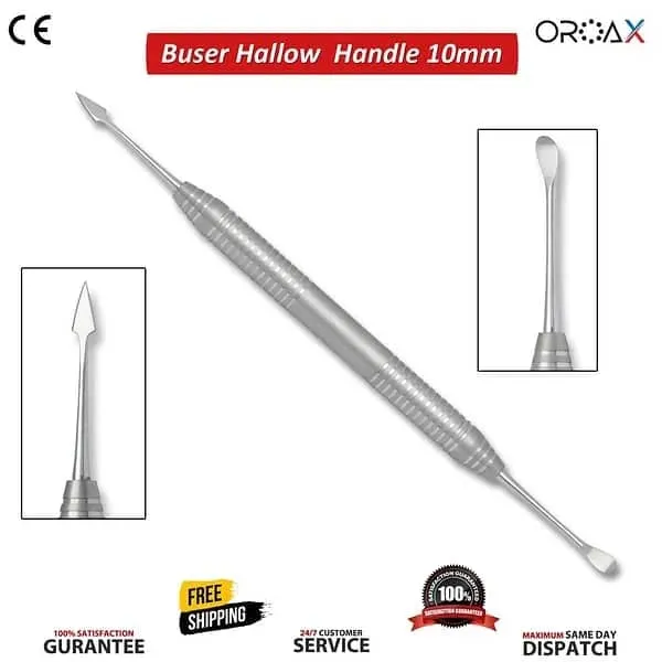 Periosteal Buser Elevator 10mm Hollow Handle Surgical Instruments