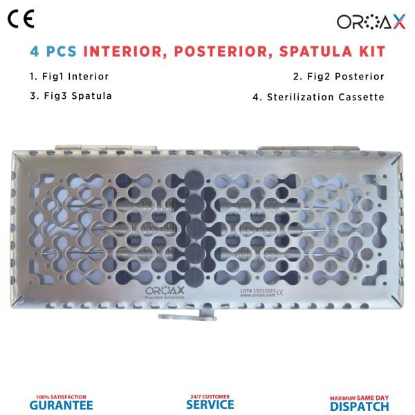 Composite Placement 4pcs Kit Dental filling Tools