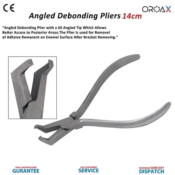 Orthodontic Deboned Bracket Pliers 14cm Dental Ortho Plier