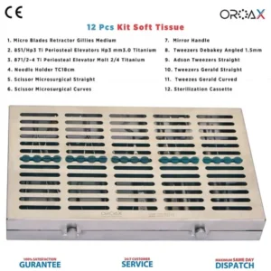 12pcs Soft Tissue Kit
