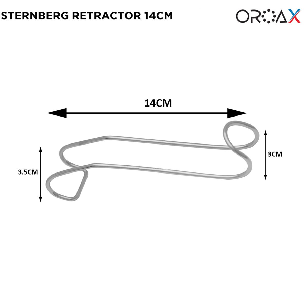 Dental Sternberg Retractor 14cm Cheek Holder Oral Surgical Instruments - Image 2