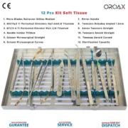 12pcs Soft Tissue Kit Dental Instruments - Image 3