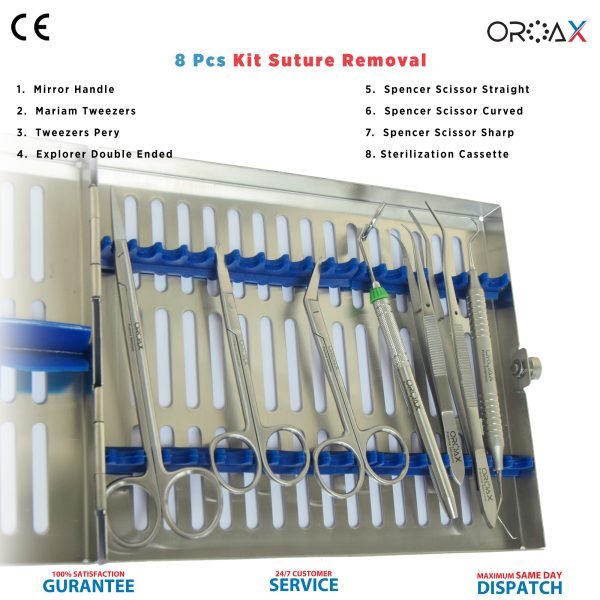 8pcs Suture Removal Kit Surgical Instruments