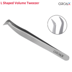 L Shaped Volume Eye Lash Extension Orthodontic Tweezer