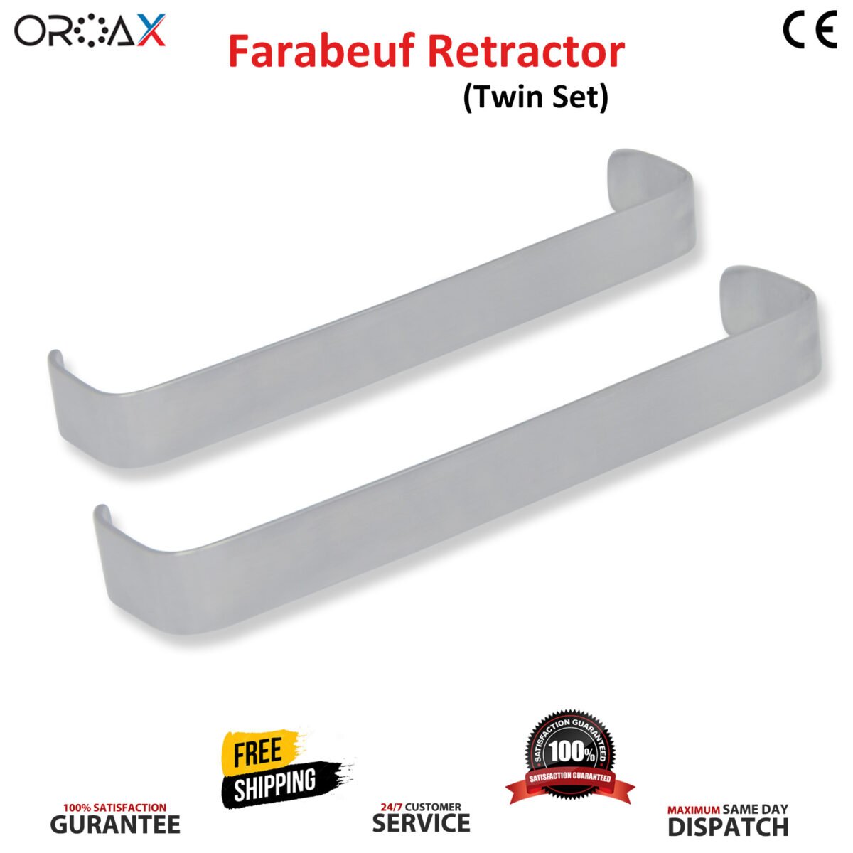 Farabeuf Lip Cheek Retractors 14cm