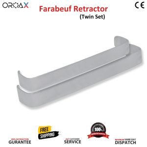 Farabeuf Retractors 12cm Tissue Retracting Holder Surgical Instruments Twins Set