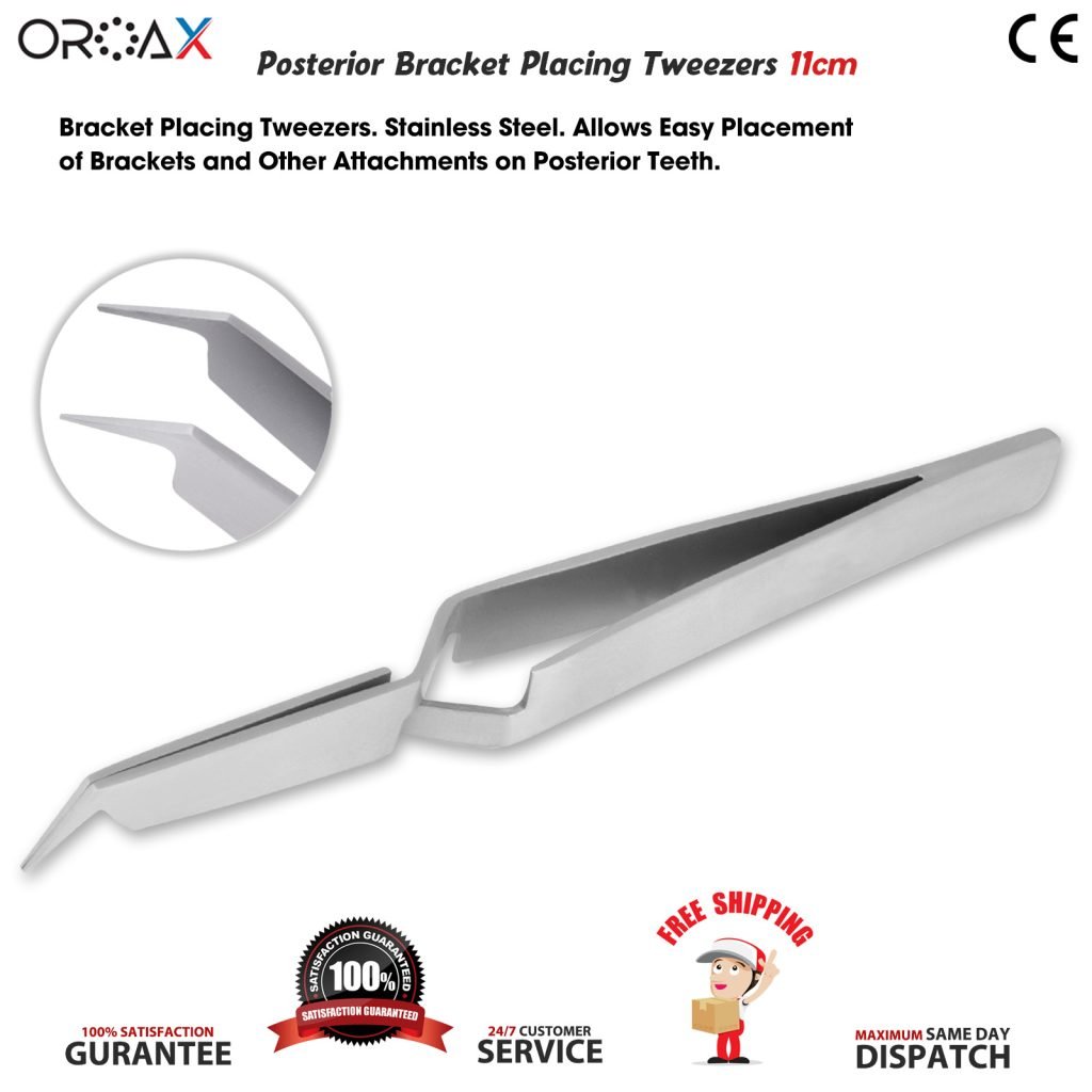 Posterior Bracket Placing Tweezers