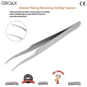 Dental Bracket Holding Removing Tweezers Orthodontic Placing Forceps