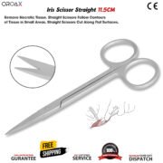 Surgical Iris Scissor 11.5cm Straight - Image 3