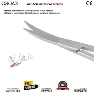 Iris Scissor 11.5cm Curved