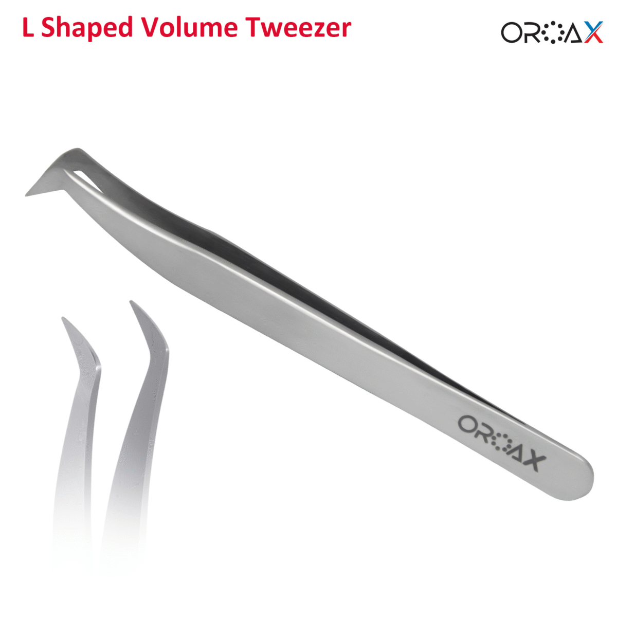 L Shaped Volume Eye Lash Extension Orthodontic Tweezer - Image 2