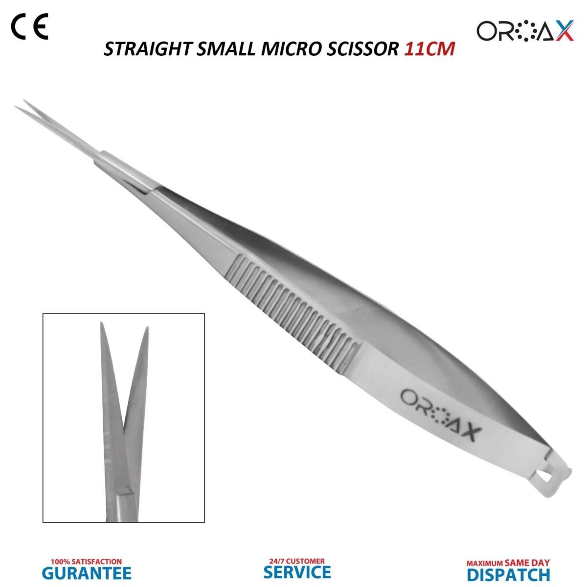 Straight Microsurgical Scissors 4.5"