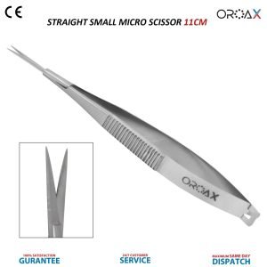 Straight Microsurgical Scissors 4.5"