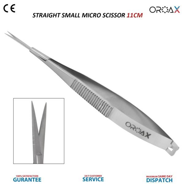 Straight Microsurgical Scissors 4.5"
