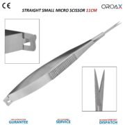Straight Microsurgical Scissors 4.5"