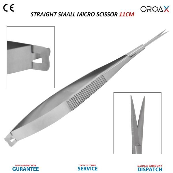Straight Microsurgical Scissors 4.5"