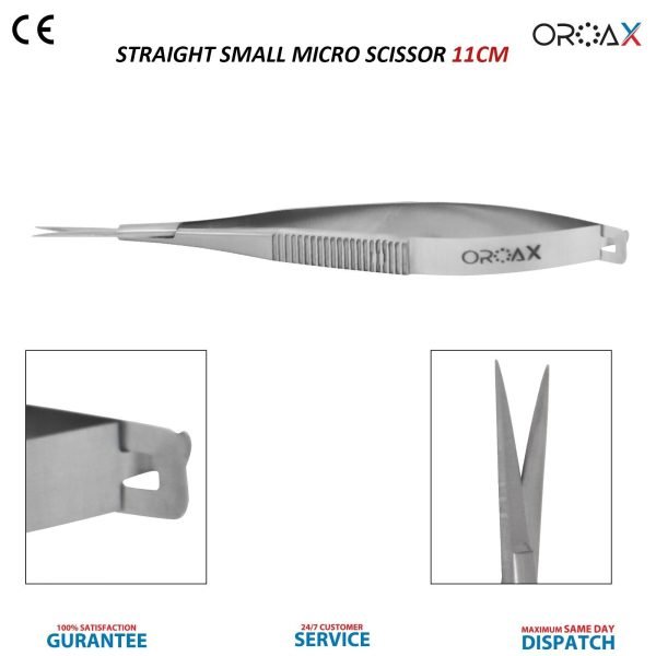 Straight Microsurgical Scissors 4.5"