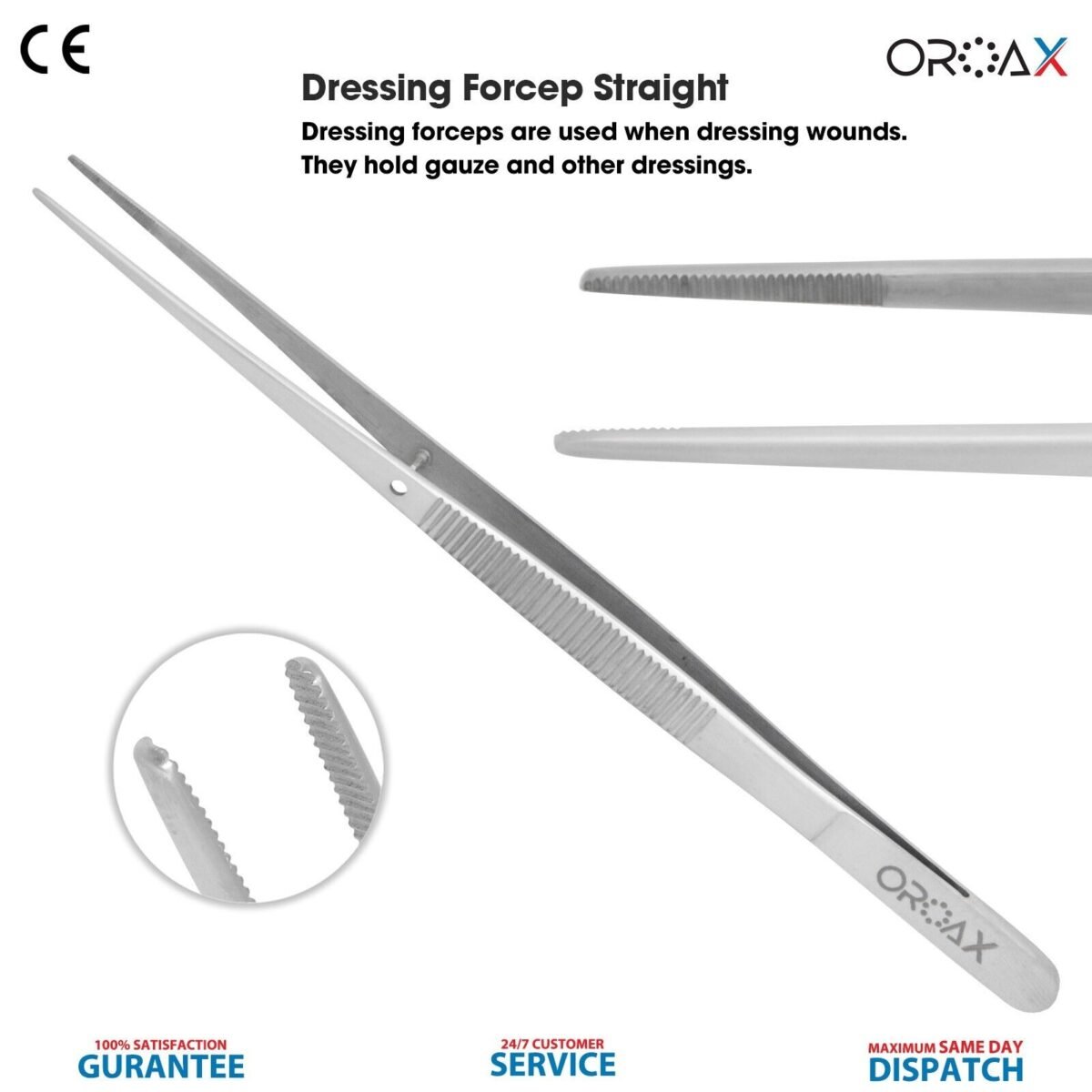 Dental Dressing Forceps Manipulating Soft Tissue Surgical Insturments - Image 3