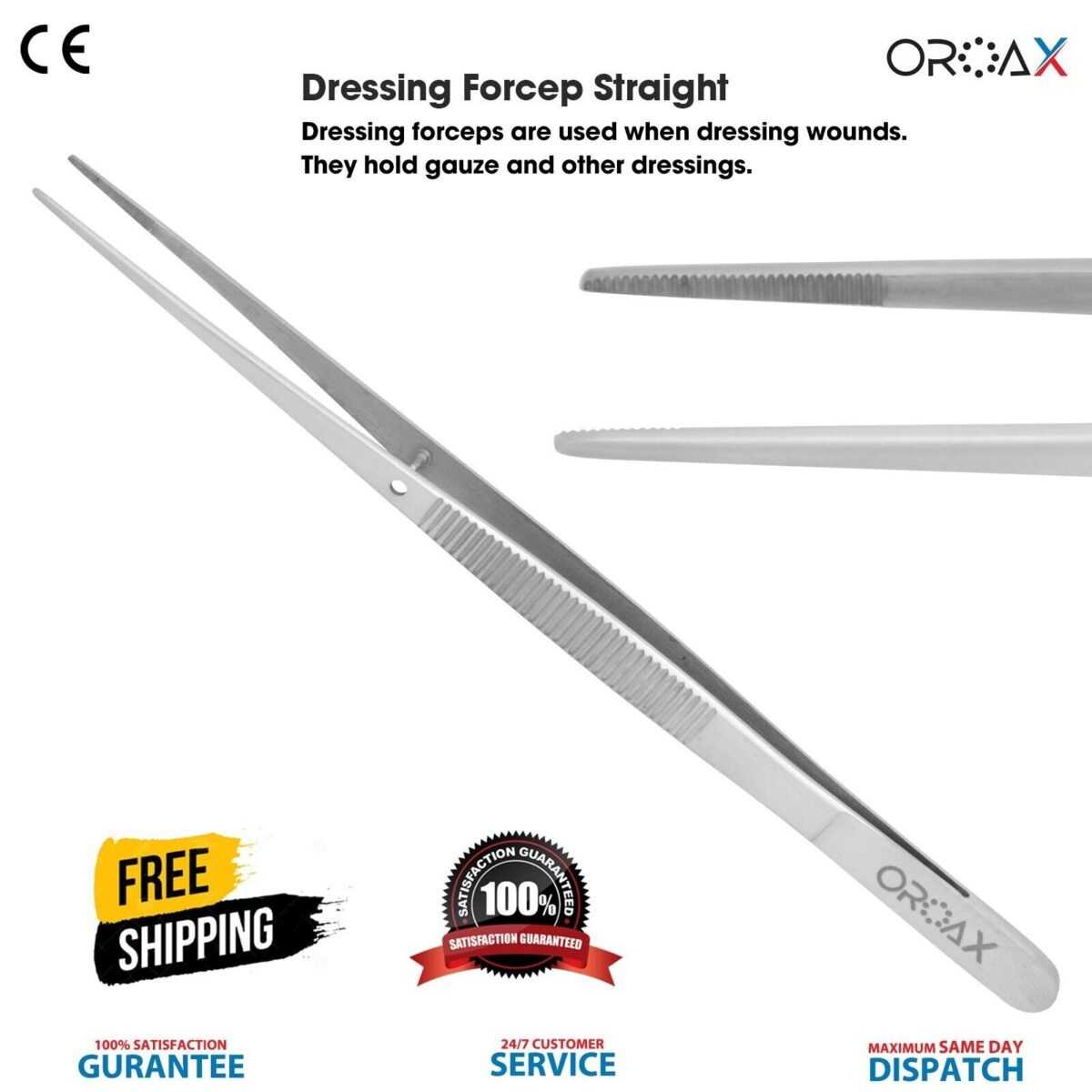 Dental Dressing Forceps Manipulating Soft Tissue Surgical Insturments - Image 2