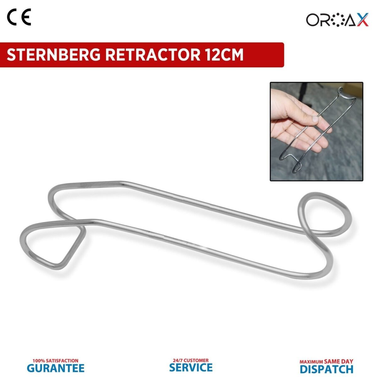 Sternberg Retractor 12cm Lip & Cheek Retractor Oral Surgical Instruments - Image 2