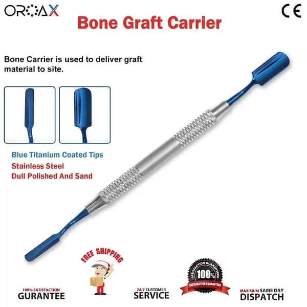 Bone Graft Scoop Carrier Oral Surgery Instrument
