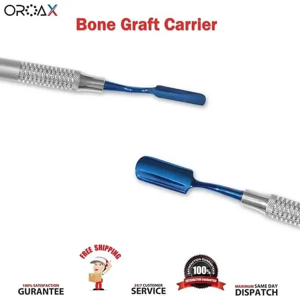 Bone Graft Scoop Carrier Oral Surgery Instrument
