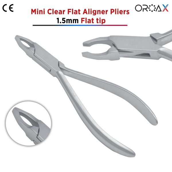 Clear Mini Aligner Pliers Flat Tips 1.5mm