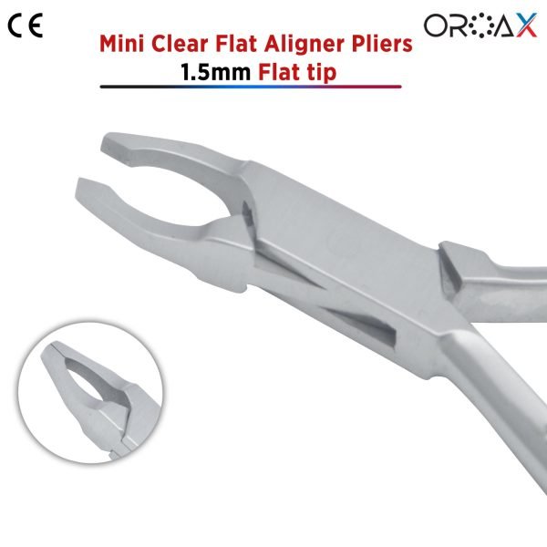 Clear Mini Aligner Pliers Flat Tips 1.5mm