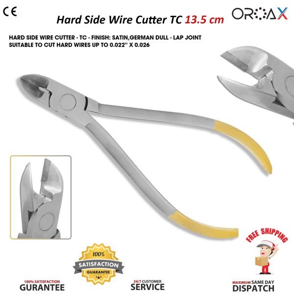 Hard Wire Chairside Cutter TC 13.5cm Orthodontic Wires Bending Dentistry Pliers