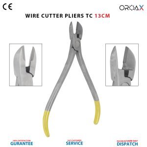 Orthodontic Hard Wire Cutter TC 13cm Arch-Wire Cutting Ortho Dentist Pliers
