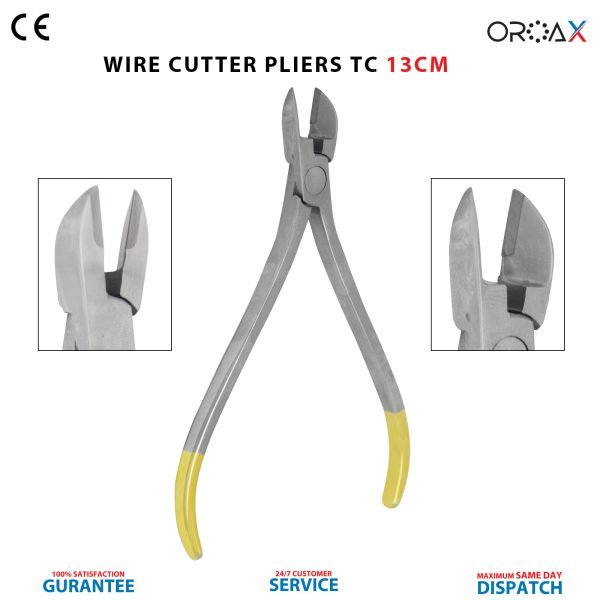 Orthodontic Hard Wire Cutter TC 13cm Arch-Wire Cutting Ortho Dentist Pliers