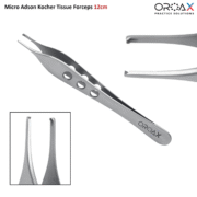 Micro Adson Kocher Forceps 12cm Tissue Grasping Surgical Instruments - Image 3