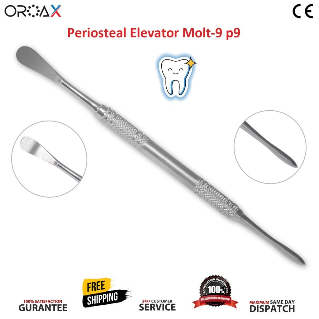 Dental Periosteal Molt 9-10mm Elevator Gingival Tissue Oral Surgery Instruments