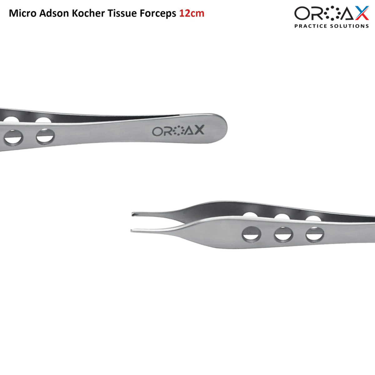 Micro Adson Kocher Forceps 12cm Tissue Grasping Surgical Instruments - Image 2