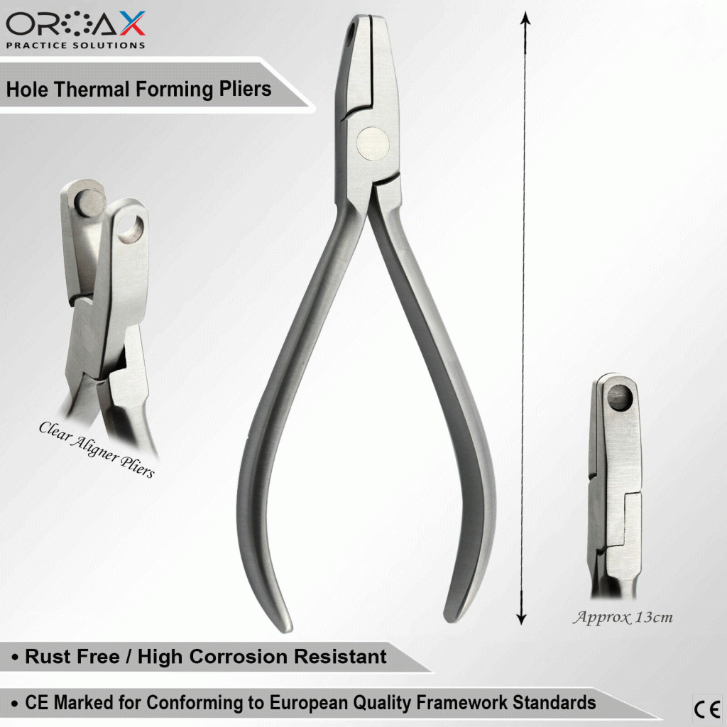 Thermal Punch Hole Plier Clear Aligner Invisible Braces