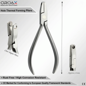 Thermal Punch Hole Plier Clear Aligner Invisible Braces