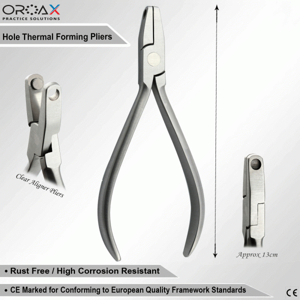 Thermal Punch Hole Plier Clear Aligner Invisible Braces