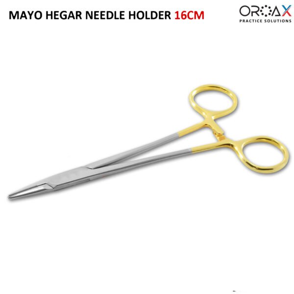 Castroviejo Mayo Hegar Needle Holder TC 16cm Tissue Holding Tool