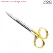 Goldman Fox Scissor TC Straight 12cm Suture Removal Eye Surgery Scissors - Image 3