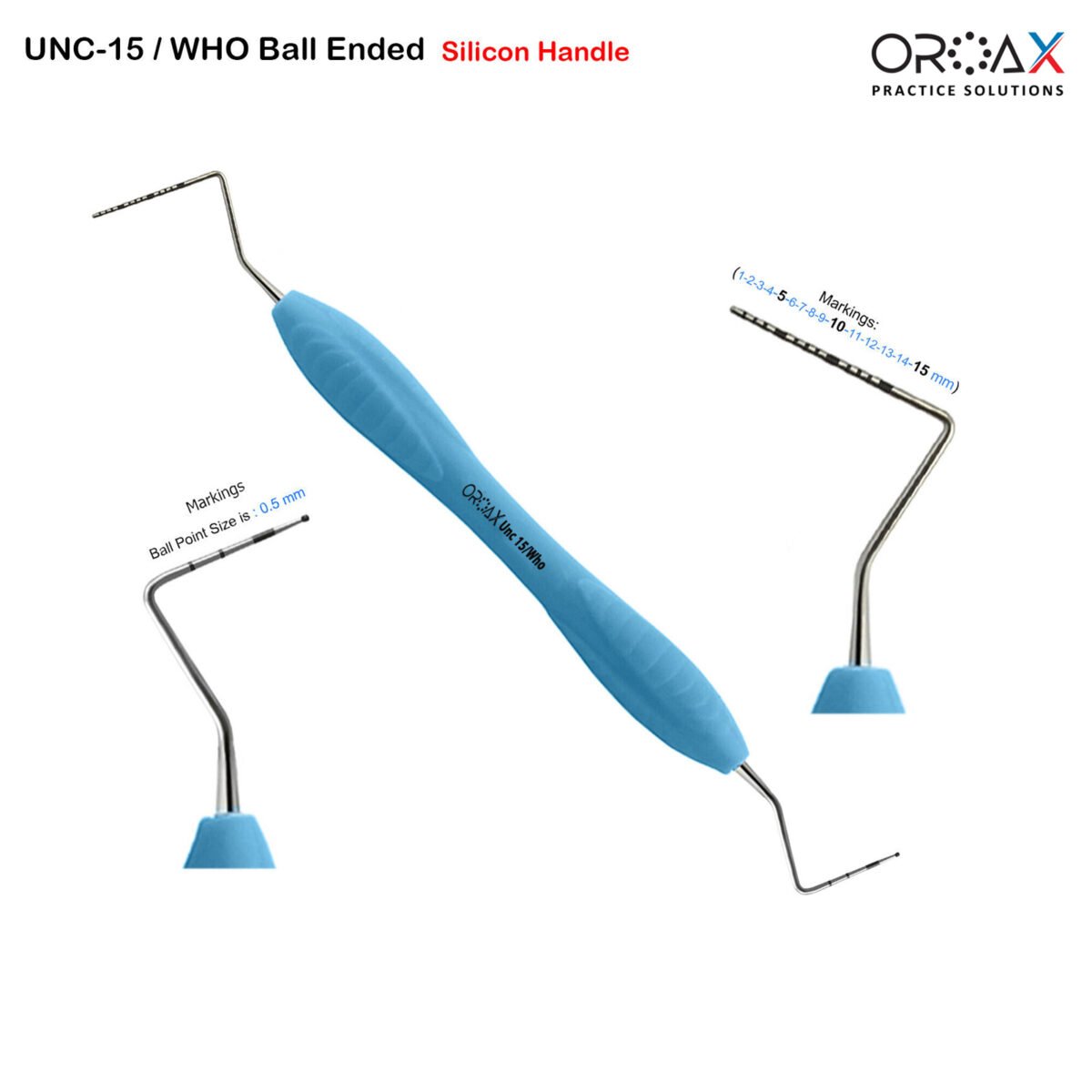 Dental UNC15/ WHO Periodontal Probes Dentist - Image 3