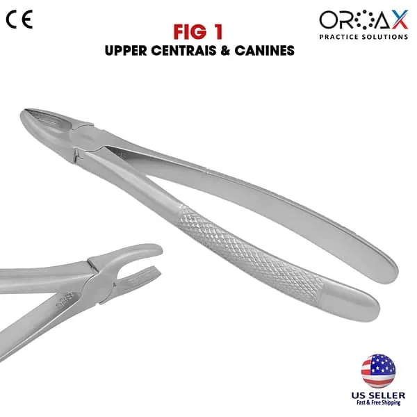 Tooth Forceps Fig #1 Upper Incisors and Canines