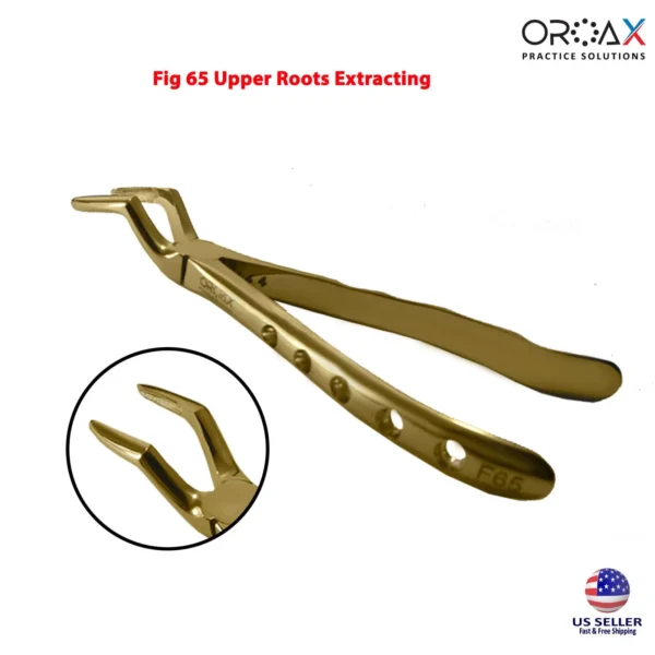 Tooth Extraction Forceps Gold 10pcs Kit