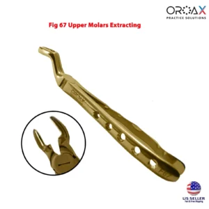 Tooth Extraction Forceps Gold