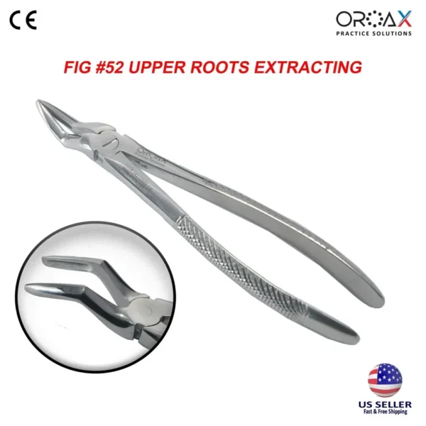 Tooth Forceps Fig #52 For Upper Roots