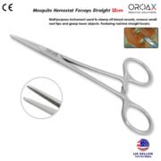 mosquito hemostat forceps 4.75"STRAIGHT