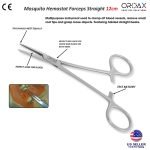 mosquito hemostat forceps 4.75"STRAIGHT